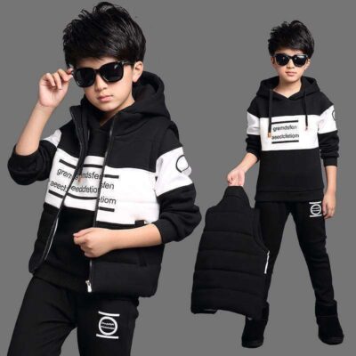 Boys Clothes Sport Suit Casual Boys Clothing 3ps Jackets